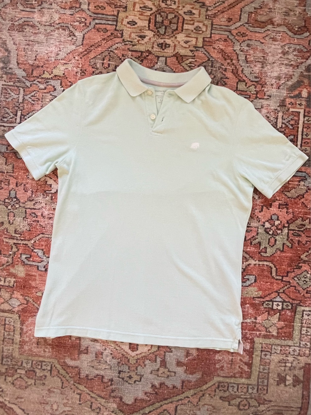 Banana Republic Men’s Mint Green Polo Top